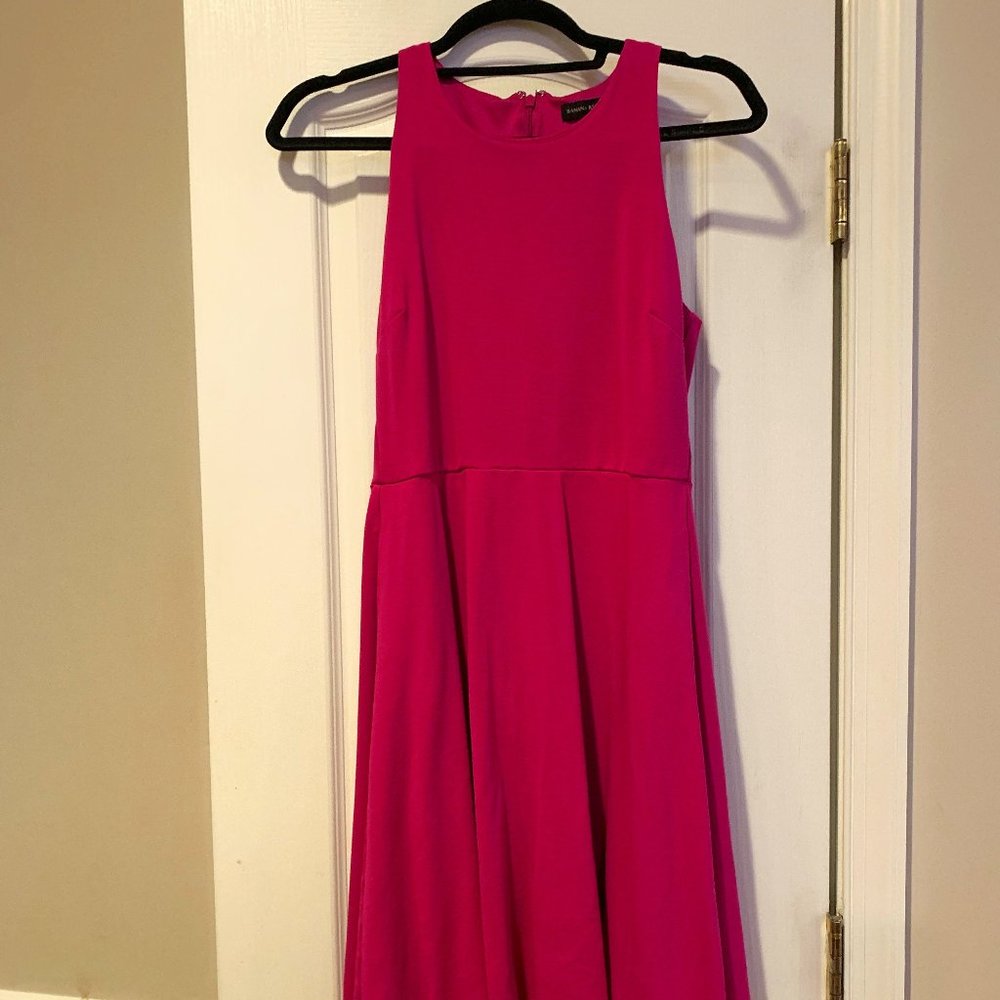 Banana Republic A line Fuchsia Dress